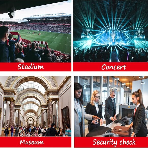 Clear PVC Small Crossbody Bag Stadium Approved Compact for Events - Picture 6 of 6